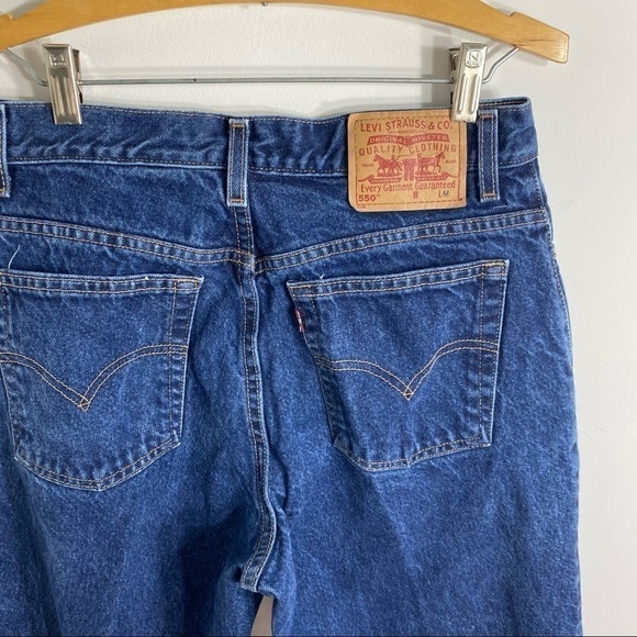 Vintage Levi’s 550 High Waisted Jeans Sz 12 Blue - Picture 5 of 8